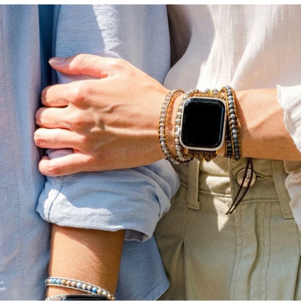 Onyx Moonlight Apple Watch Strap 🤎🖤🩶🩵